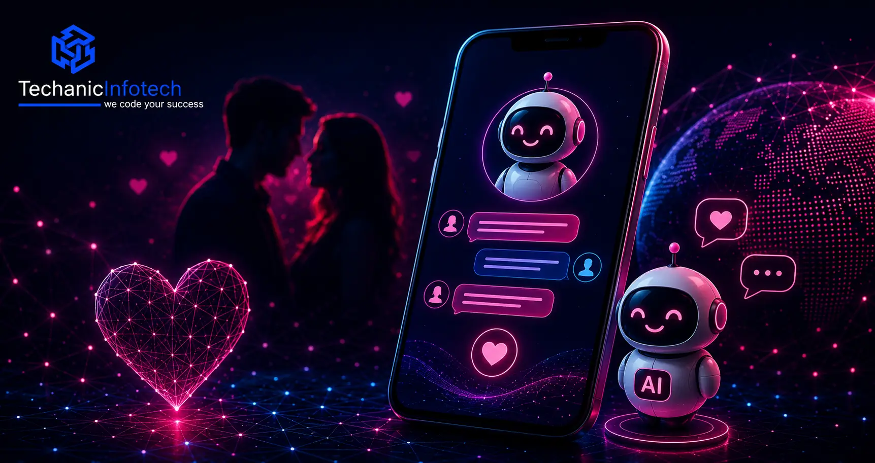 Role of AI Chatbot in Dating Apps: Benefits, Features & Best Practices